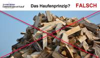 Brennholzverkauf Thomas Hessler - Brennholz richtig lagern - Haufenprinzip
