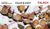 Brennholzverkauf Thomas Hessler - Brennholz richtig lagern - Feucht und kühl
