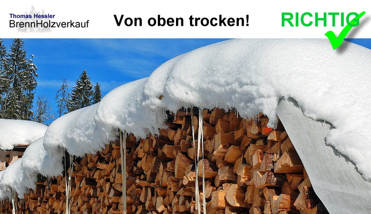 Brennholzverkauf Thomas Hessler, 53547 Girgenrath - Brennholz richtig